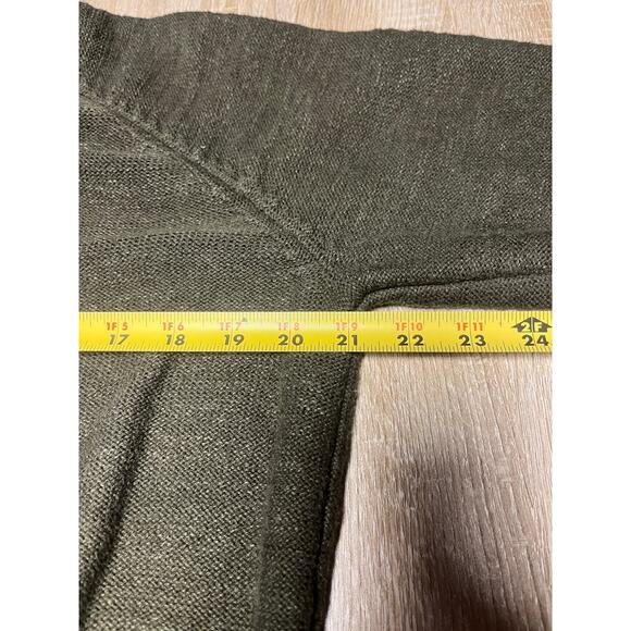 LL Bean Vintage 90s Green Knit Mens Sweater Medium - Picture 3 of 4